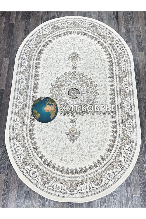 Турецкий ковер Iran collection 056 Крем овал